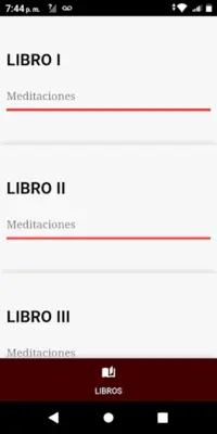 Meditaciones de Marco Aurelio android App screenshot 1